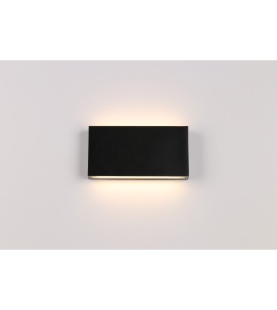 APLIQUE THOR 12W CCT SWITCH NEGRO IP54